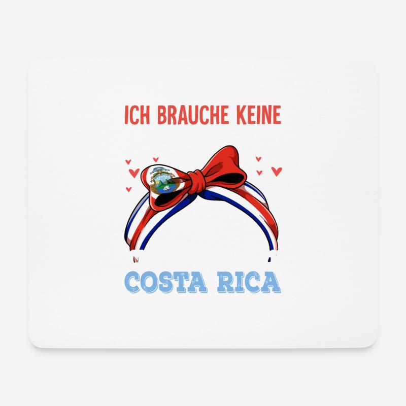 Costa Rica - Mousepad (Querformat) - Weiß