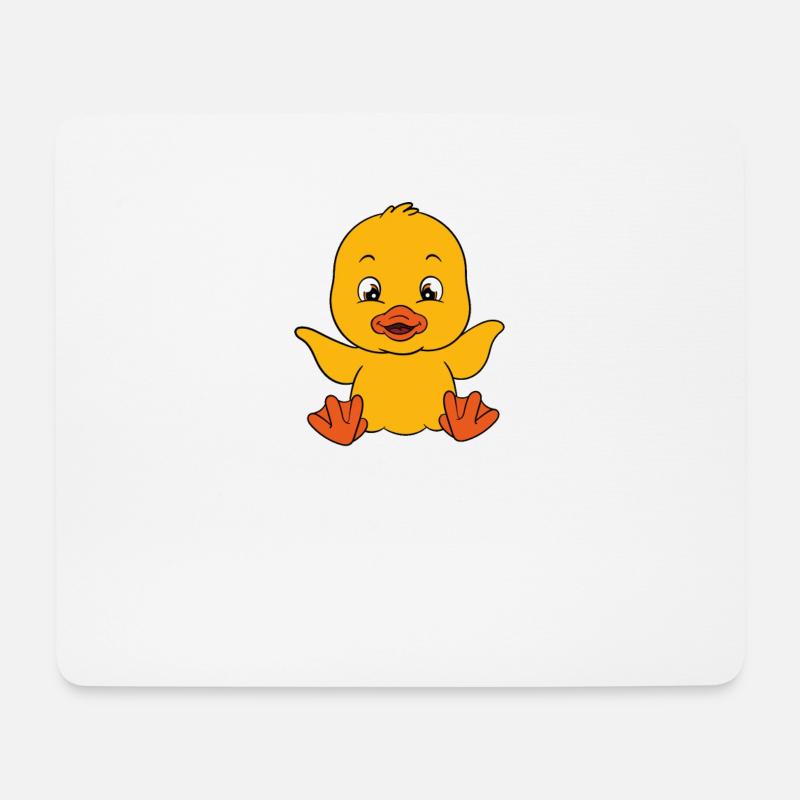 Lustige Ente Süße Enten - Mousepad (Querformat) - Weiß