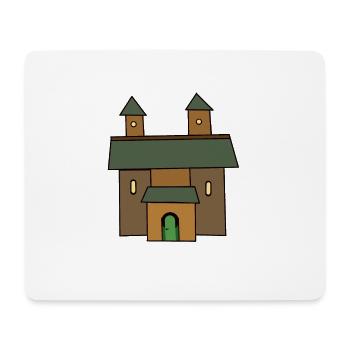 Castle, Middle Ages, Knights, Castle, Fairytale, Fortress - Mouse Pad (horizontal) - white - Front