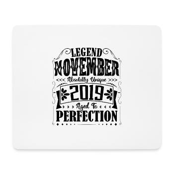 November 2019. Birthday Gift November 2019 - Mouse Pad (horizontal) - white - Front
