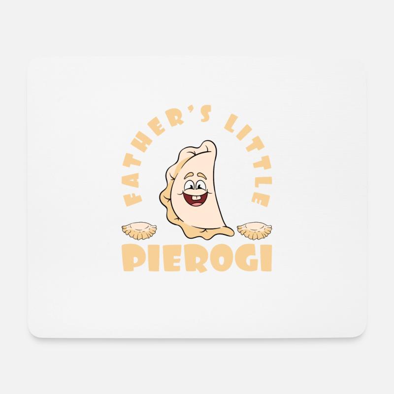Pierogi Rezept polnische Pierogi - Mousepad (Querformat) - Weiß