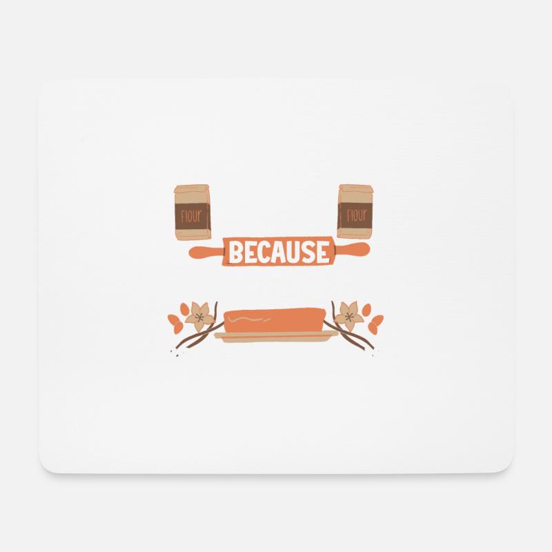Bäcker Geschenk Backen für Bäcker - Mousepad (Querformat) - Weiß