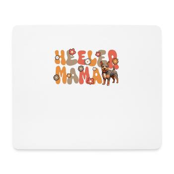 Australian Cattle Dog Groovy Heeler Mom - Mouse Pad (horizontal) - white - Front
