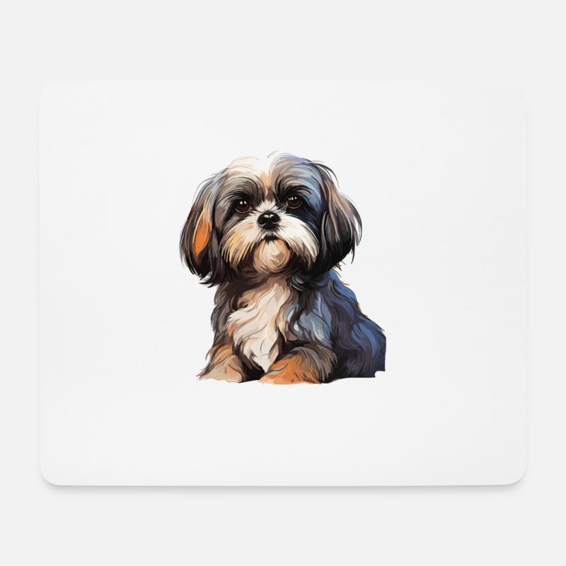 Shih Tzu - Mouse Pad (horizontal) - white