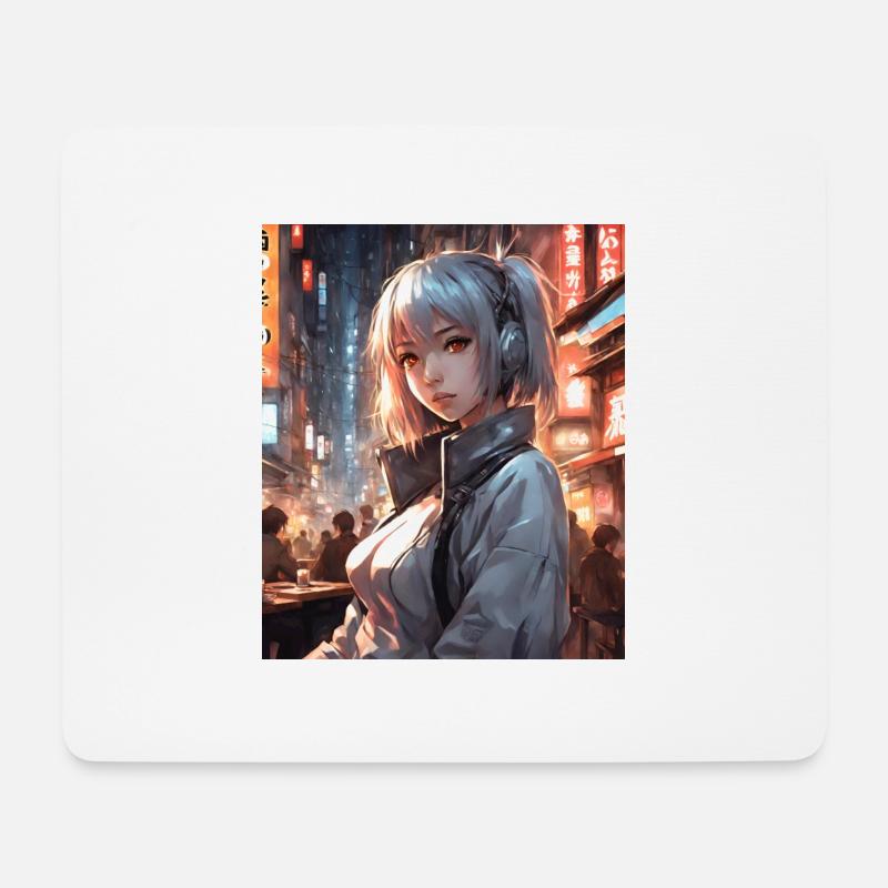 Tokio Japan - Mousepad (Querformat) - Weiß