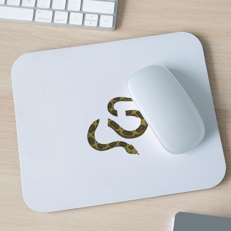 Pi-Thon Funny Pi Day Python Snake Math Mouse Pad (horizontal)