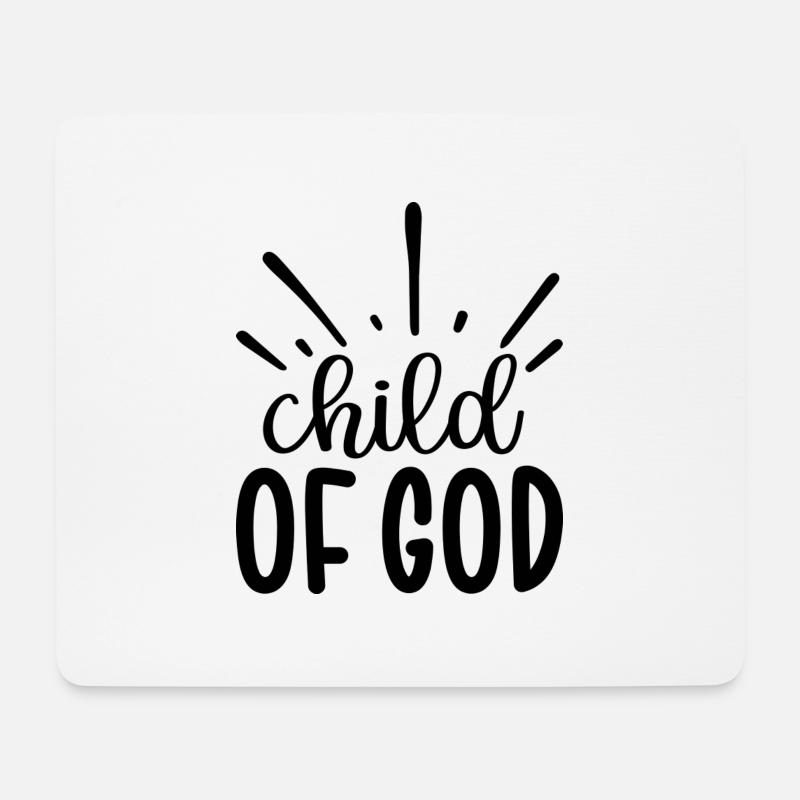 Child Of God - Mousepad (Querformat) - Weiß