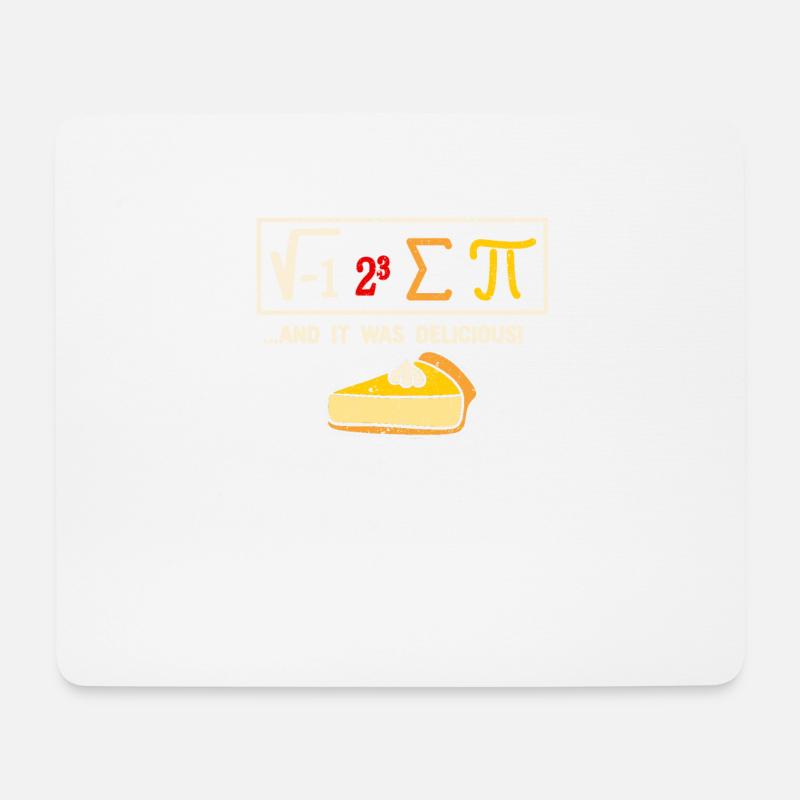 Ich 8 Summe Pi Day Ate einige Kuchen Lustige - Mousepad (Querformat) - Weiß