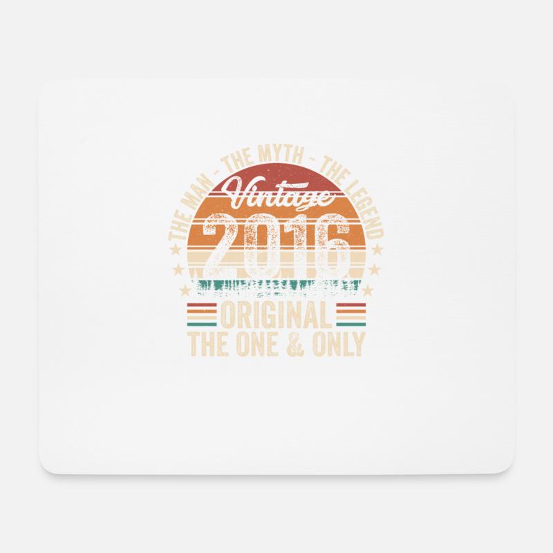 Vintage 2016: Ein legendäres Geburtstagsgeschenk - Mousepad (Querformat) - Weiß