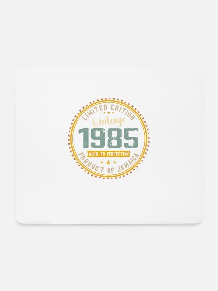 Jahrgang 1985 1985 Geburtstagsgeschenk - Mousepad (Querformat) - Weiß