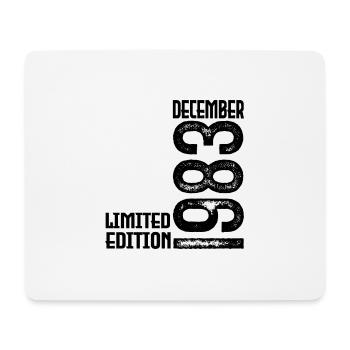 Birthday Gift December 1983. December 1983. - Mouse Pad (horizontal) - white - Front