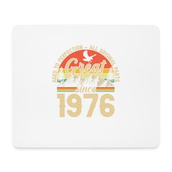 1976 - A legendary year - Mouse Pad (horizontal) - white - Front