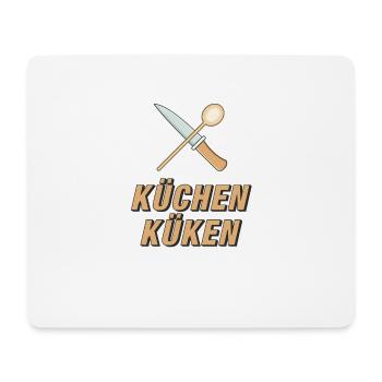 KÜCHEN KÜKEN - Mousepad (Querformat) - Weiß - Vorne