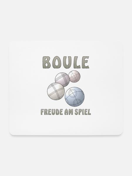 BOULE FREUDE AM SPIEL - Mousepad (Querformat) - Weiß