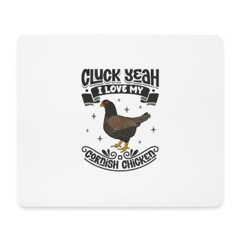 Ich liebe mein Indischer Kämpfer - Mousepad (Querformat) - Weiß - Vorne