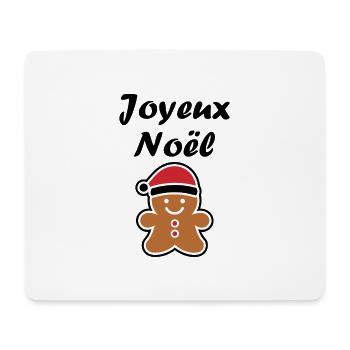 Joyeux noel pain d'épice - Tapis de souris (format paysage) - blanc - Devant