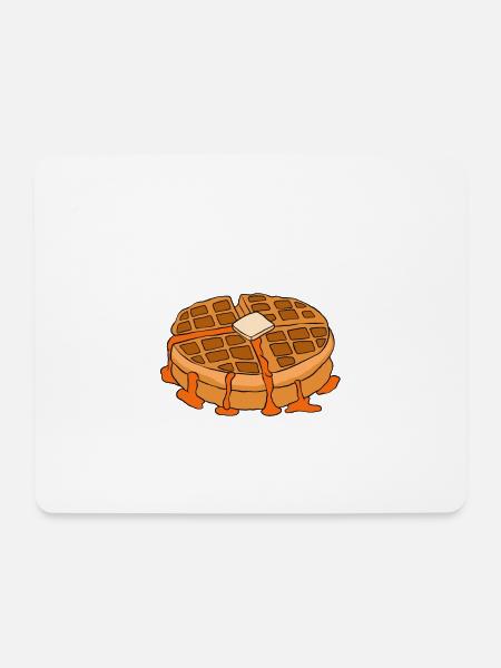 Waffel machen Waffeleisen - Mousepad (Querformat) - Weiß