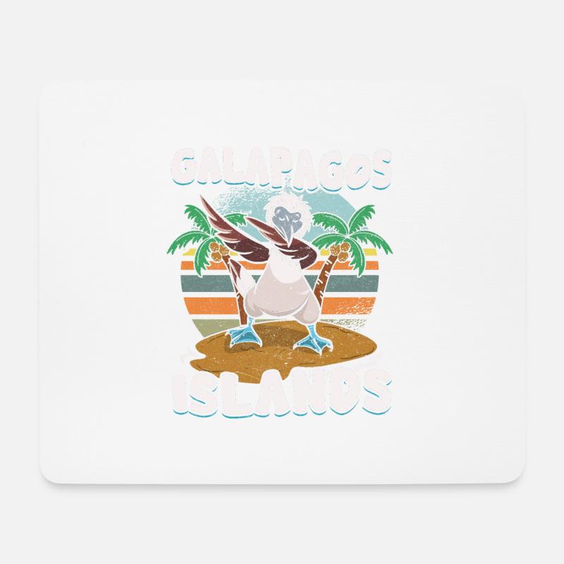 Galapagos Islands - Mousepad (Querformat) - Weiß