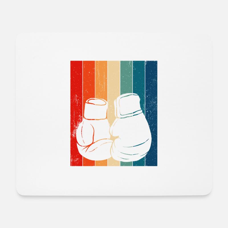 Kickboxen Kickboxer Kickboxing - Mousepad (Querformat) - Weiß