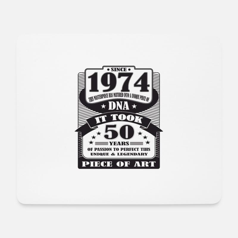 50 Jahre, 50. Geburtstag, 1974, it took 50 years - Mousepad (Querformat) - Weiß