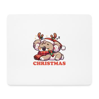 Pyjama de Noël Koala Koalas - Tapis de souris (format paysage) - blanc - Devant