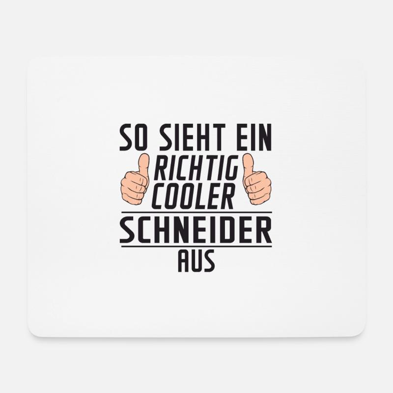 Schneider | Spruch | Schneiderei | Humor - Mousepad (Querformat) - Weiß