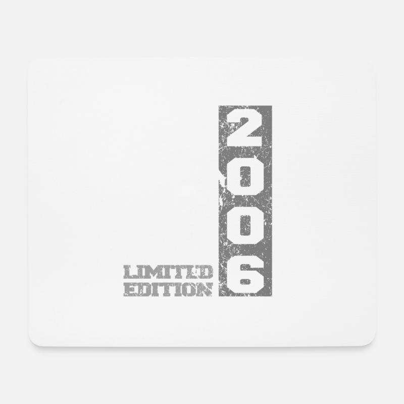 2006 Geboren Geburtsjahr 2006 - Mousepad (Querformat) - Weiß