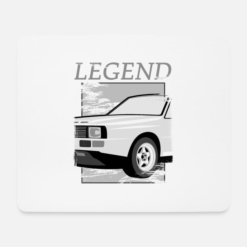 Rally Sport Quattro S1 E1 - Mousepad (Querformat) - Weiß
