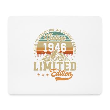 78th Birthday Vintage Retro 1946 - Mouse Pad (horizontal) - white - Front