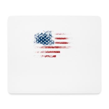 USA Husband Daddy Protector Hero - Mouse Pad (horizontal) - white - Front