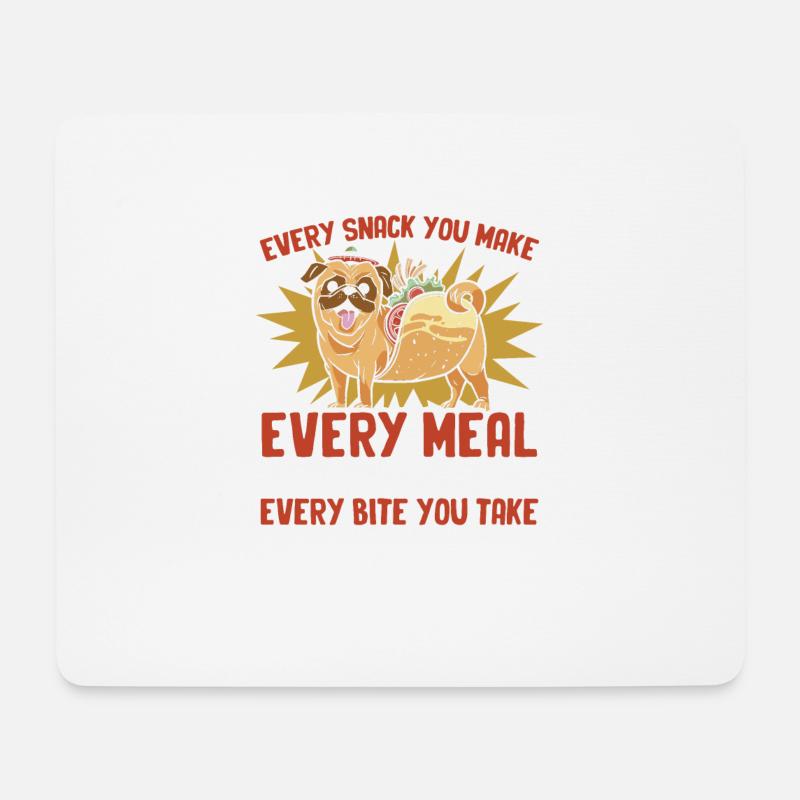 Hommage Für Jeden Hundebesitzer - Mousepad (Querformat) - Weiß