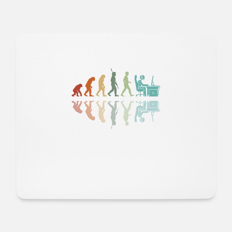 Gamer Entwicklung - Mousepad (Querformat) - Weiß