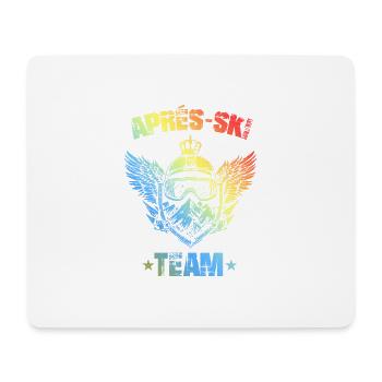 Après Ski Team Bunt - Mouse Pad (horizontal) - white - Front