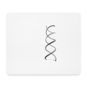 Cycliste DNA Chain Rayons - Tapis de souris (format paysage) - blanc - Devant