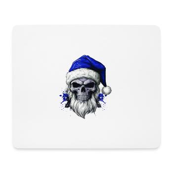 Santa Claus Skull Christmas Colorful - Mouse Pad (horizontal) - white - Front