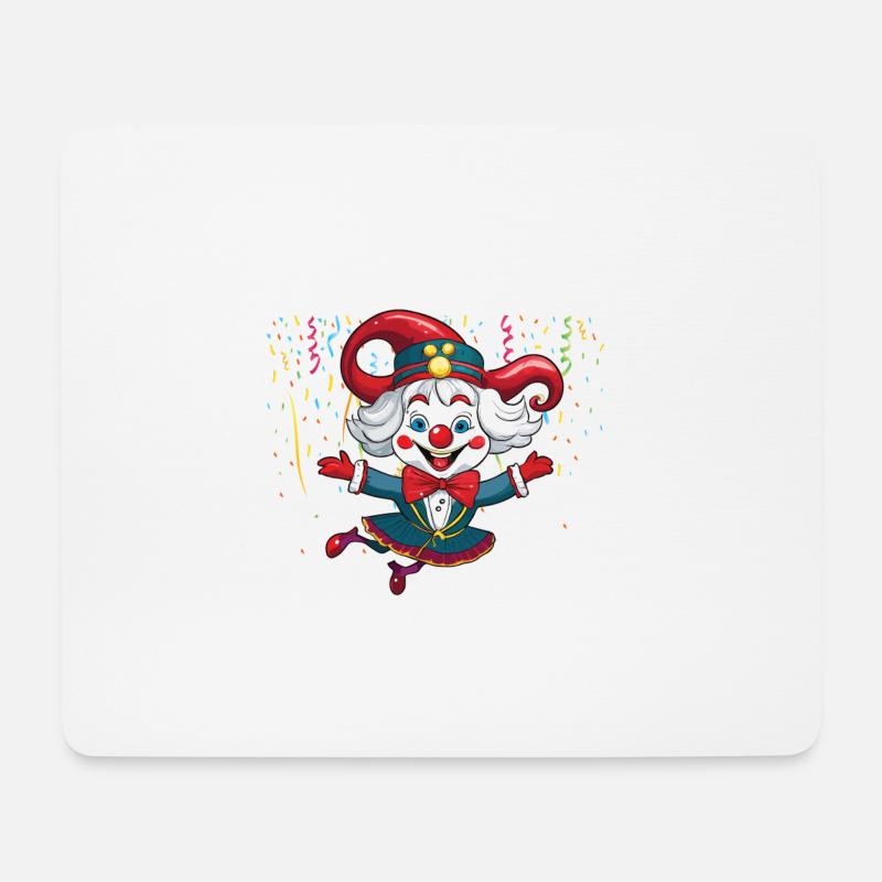 Karneval Kostüm Fasching Fastnacht - Mousepad (Querformat) - Weiß