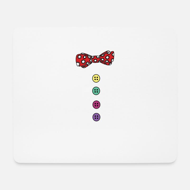 Karneval Kostüm Fasching Fastnacht - Mousepad (Querformat) - Weiß