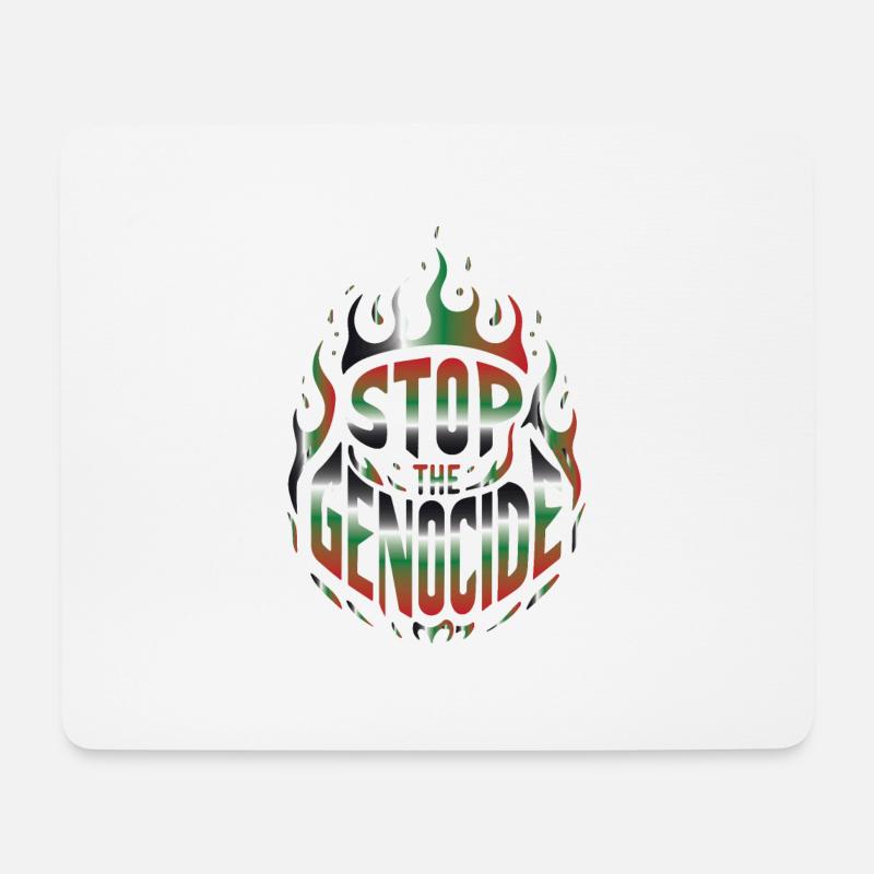 PALESTINA T-SHIRT - Mousepad (Querformat) - Weiß