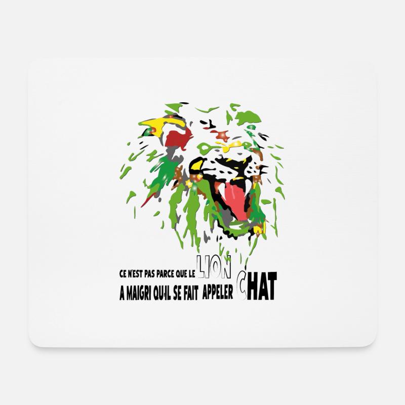 DIE Legende der Löwen - Mousepad (Querformat) - Weiß