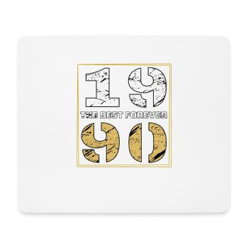 THE BEST FOREVER 1990 - Mouse Pad (horizontal) - white - Front