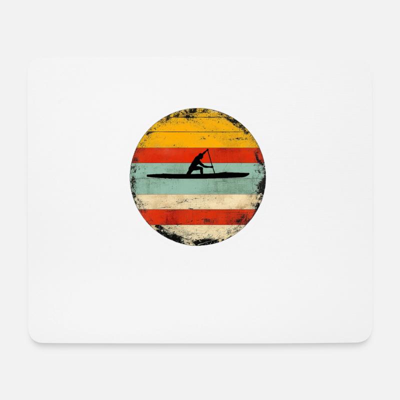 Canadian Canoe 2 - Mousepad (Querformat) - Weiß