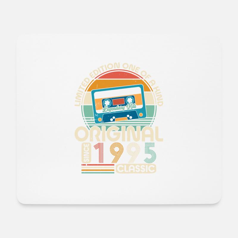 1995 Geburtstagsgeschenk 1995 Jahrgang 1995 Geschenk - Mousepad (Querformat) - Weiß