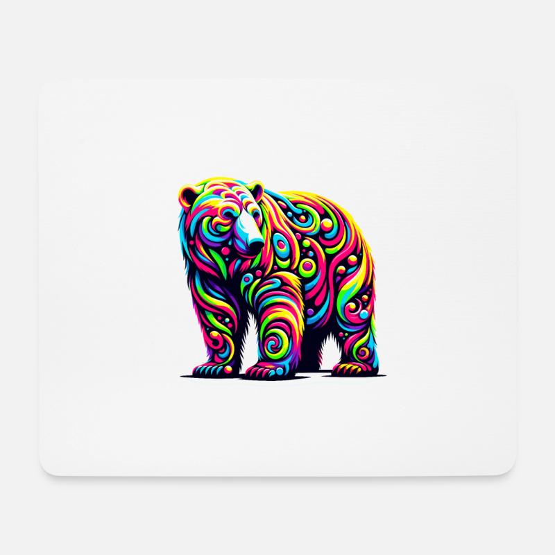Polar bear - Mouse Pad (horizontal) - white