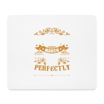 The legends were born in March 1989 - Mouse Pad (horizontal) - white - Front