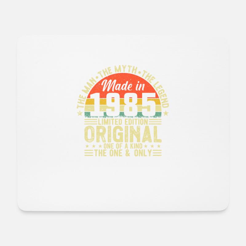 Vintage Legend - Original 1985 Birthday Gift - Mousepad (Querformat) - Weiß