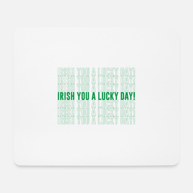 Shenanigans Squad Funny St. Patrick's Day Repeatin - Mouse Pad (horizontal) - white