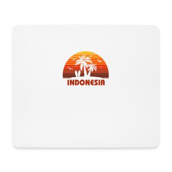 Cool Indonesia Beach Sunset Souvenir - Mouse Pad (horizontal) - white - Front