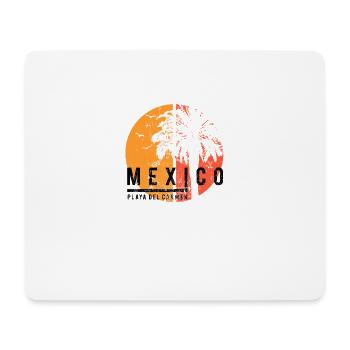 Artistic Playa Del Carmen Mexico Cool Palm Tree - Mouse Pad (horizontal) - white - Front
