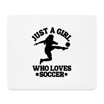 Fußballmannschaft Fußballspieler Fußballdesign - Mousepad (Querformat) - Weiß - Vorne