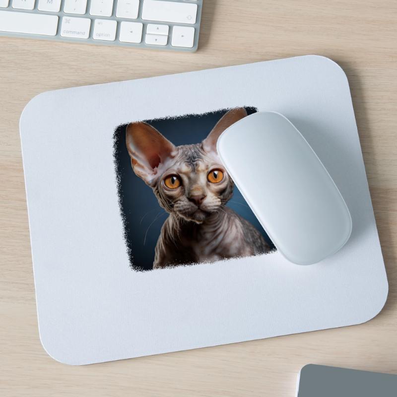 Devon Rex Kätzchen Devon Rex Katze Mousepad (Querformat)